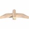 Ekena Millwork Bellingham Smooth Timber Gable Bracket, Douglas Fir, 48"W x 18"H x 5 1/2"D x 5 1/2"F, 9/12 Pitch GBW048X18X0606BEL00SDF - alternate 5